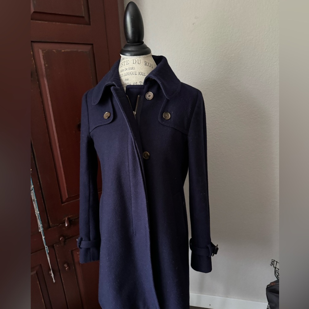 J. Crew Wood Blend Coat Size 6 - Picture 12 of 15